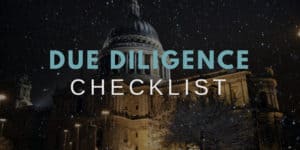 due diligence checklist header