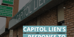 CAPITOL LIEN'S RESPONSE TO COVID-19