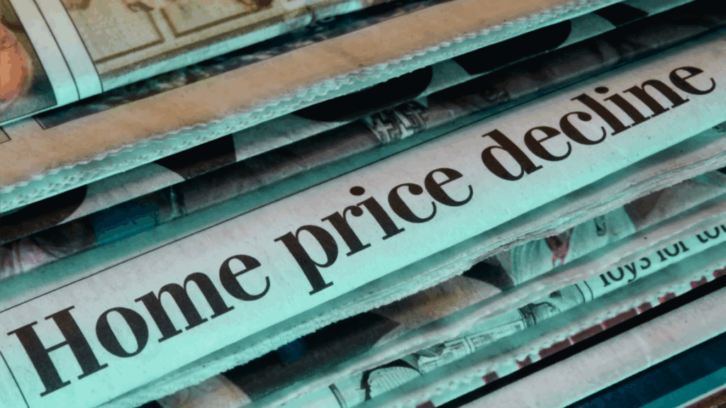 home prices decline real estate market